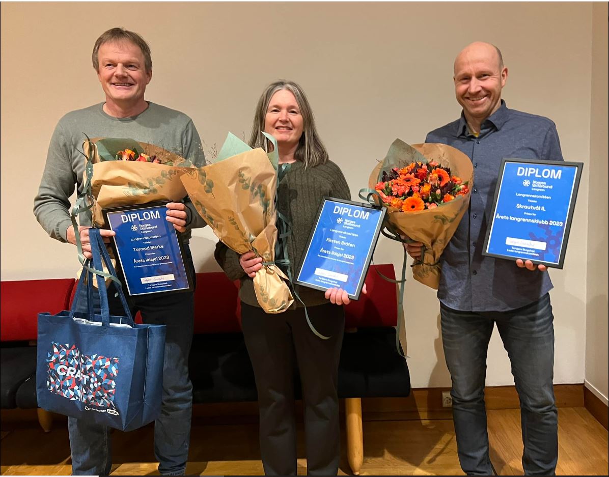 Skrautvål IL kåret til årets langrennsklubb av NSF langrenn