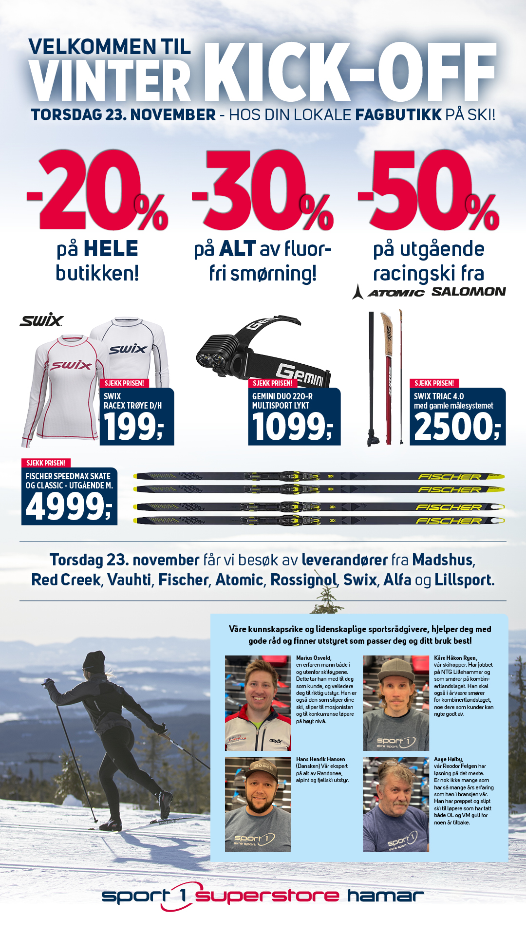 Velkommen til Vinter Kick-Off torsdag 23. november