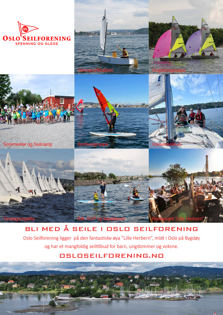 Høstsesongen med flere seilkurs starter 21.august - BLI MED og lær mer om seiling! SEILING ER GØY!