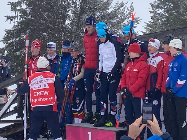 Hovudlandsrennet Gålå. Medalje vart det gitt !