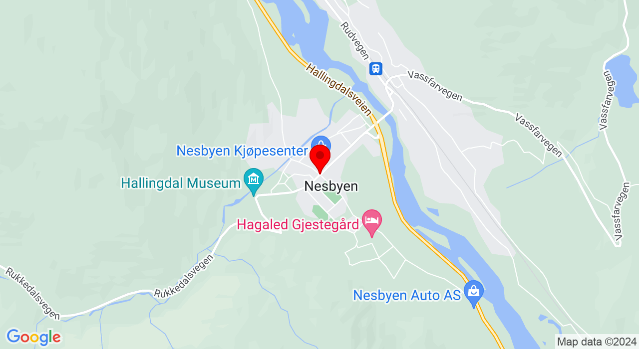 Google Map of https://www.google.com/maps/place/Alfarveien 107,3540+NESBYEN