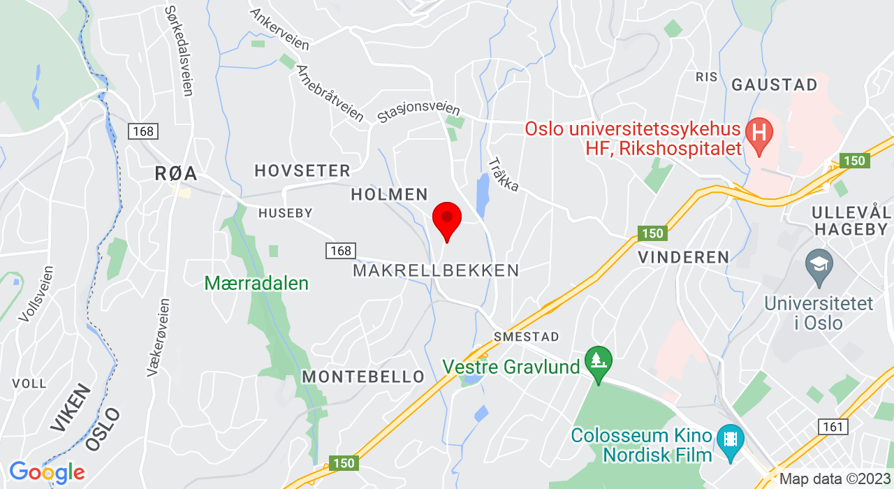 Google Map of https://www.google.com/maps/place/Njård Tennis,Jensmessveien 5+0376