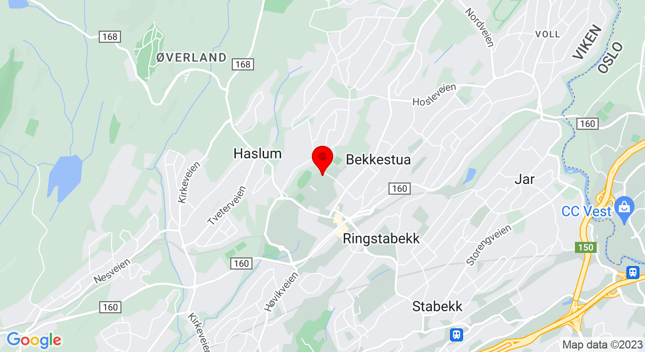 Google Map of Nadderudhallen