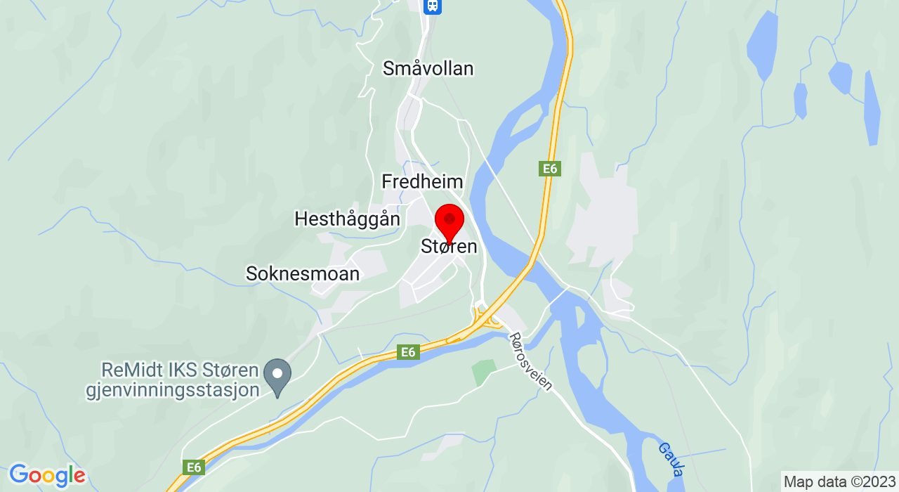 Google Map of https://www.google.com/maps/place/Kirkvollveien 1,7290+STØREN