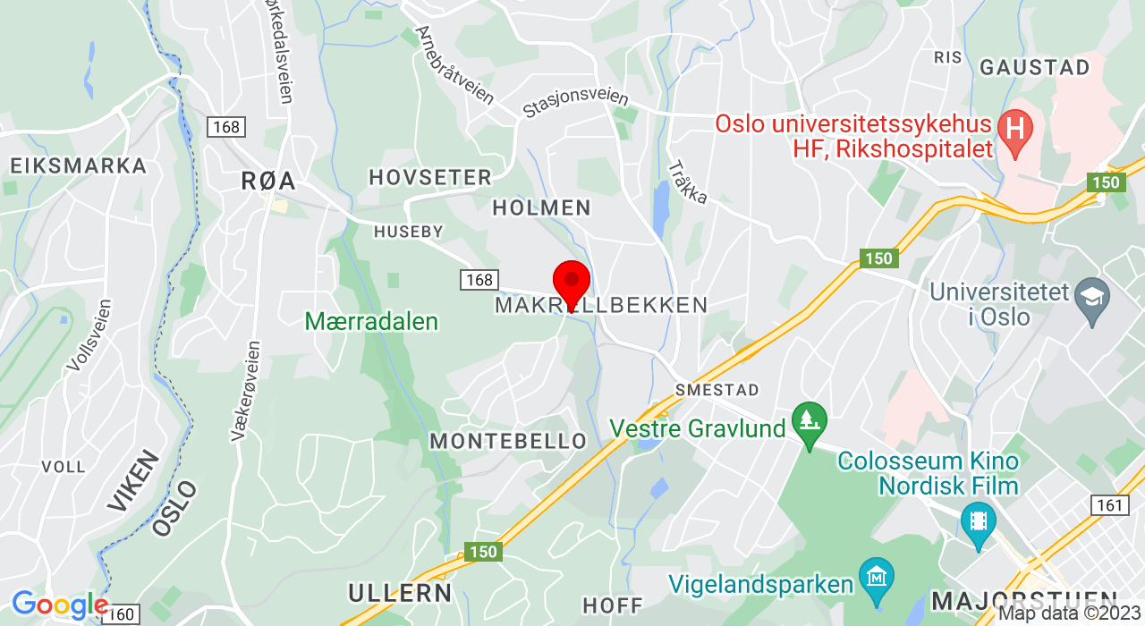 Google Map of Njård Hallen