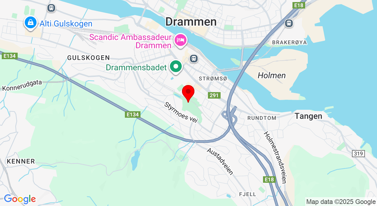 Google Map of https://www.google.com/maps/place/Bikkjestykket Disc Golf-park,3043+Drammen