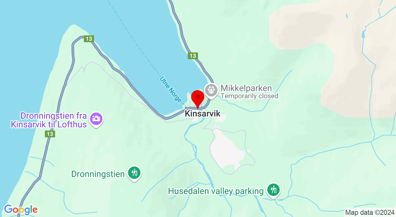 Google Map of https://www.google.com/maps/place/Steinskogen Klubbhus,5782+Kinsarvik