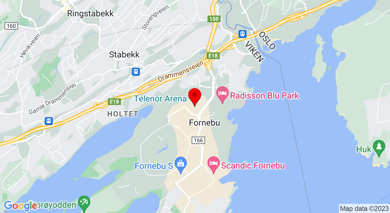 Google Map of Telenor Fornebu