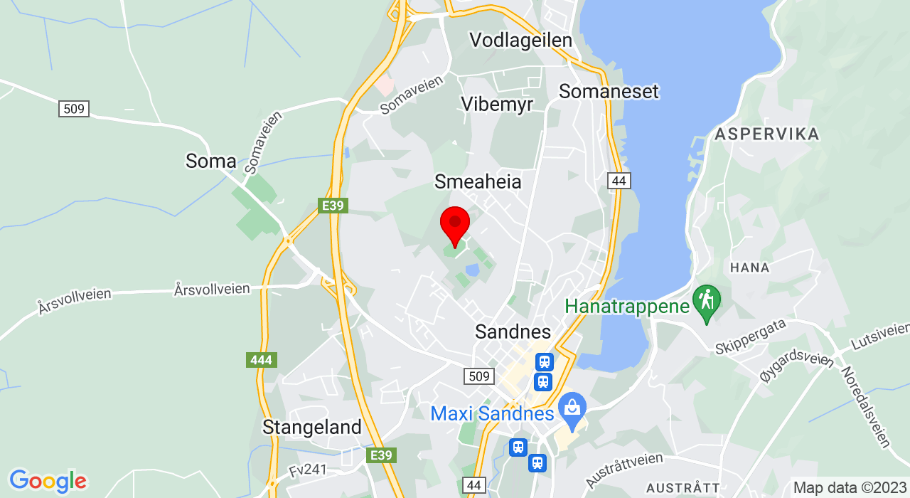 Google Map of https://www.google.com/maps/place/Sandnes Stadion,SANDNES