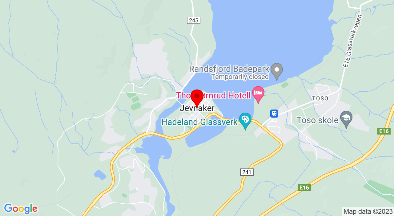 Google Map of Sted kommer,Jevnaker