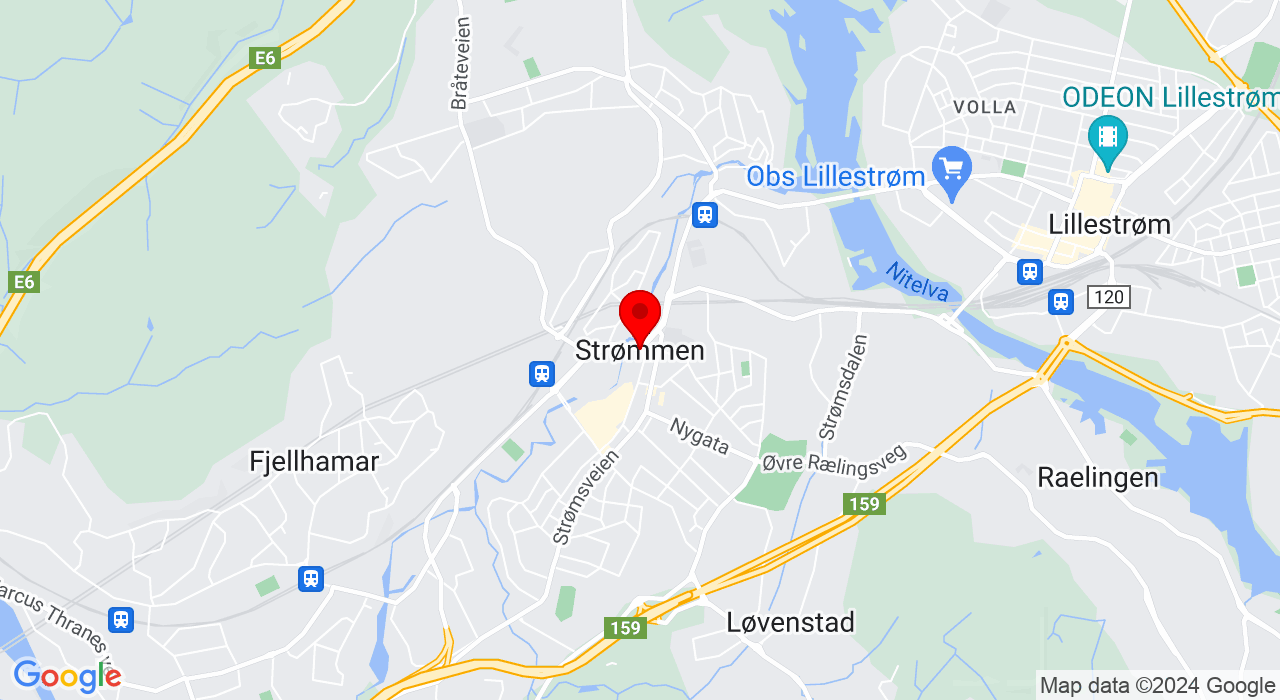 Google Map of https://www.google.com/maps/place/yjhuy,2010+Strømmen