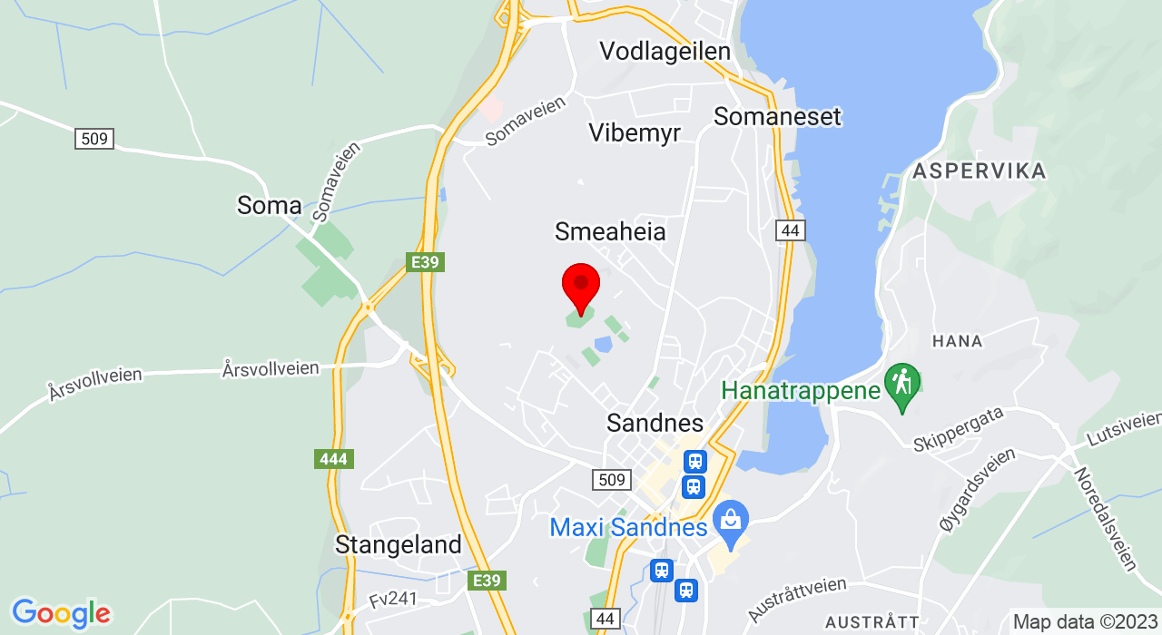 Google Map of https://www.google.com/maps/place/Sandnes Idrettspark