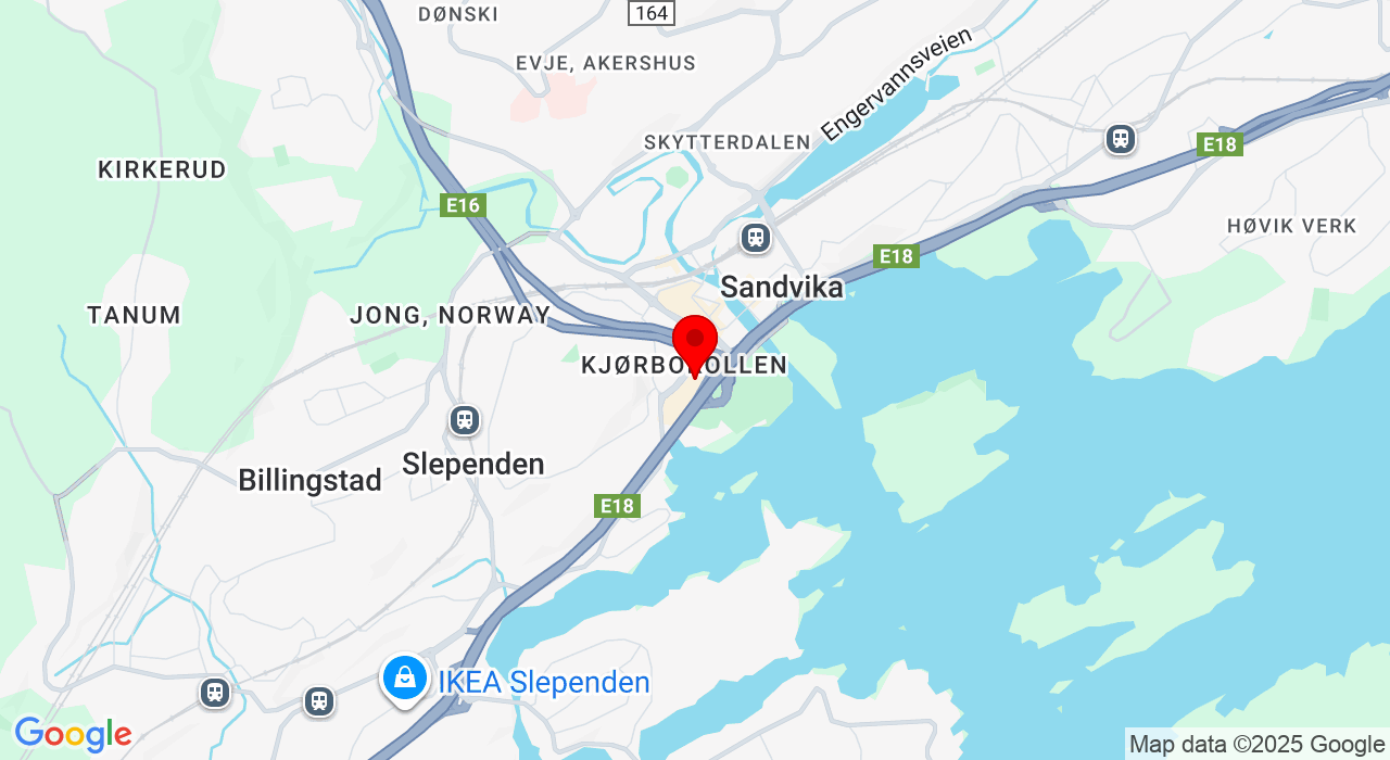 Google Map of https://www.google.com/maps/place/Sandviksveien 176 (4. etg. ny del Sandviks Storsenter),1338+Sandvika