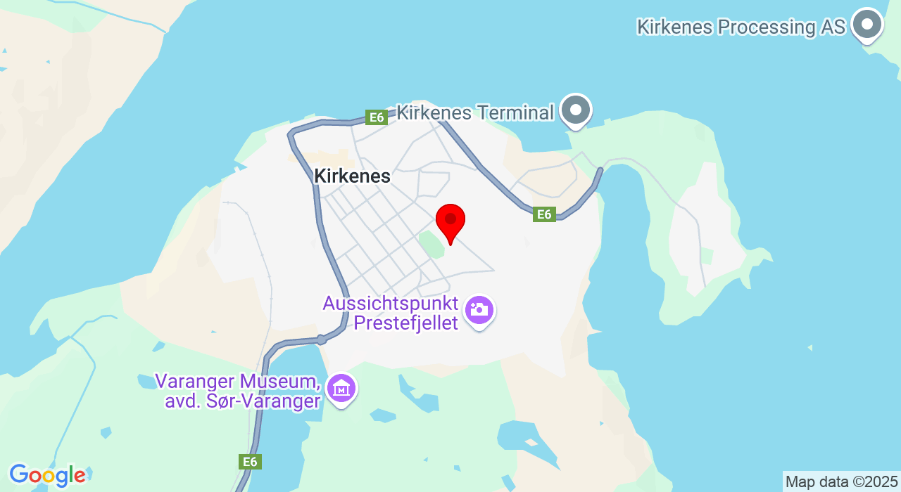 Google Map of https://www.google.com/maps/place/Presteveien 30,9900+Kirkenes
