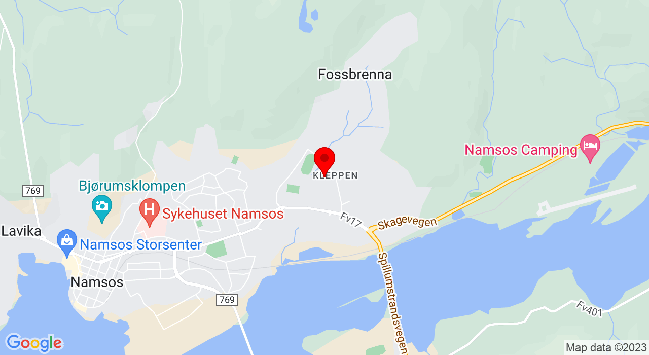 Google Map of https://www.google.com/maps/place/Grong Sparebank banen KG