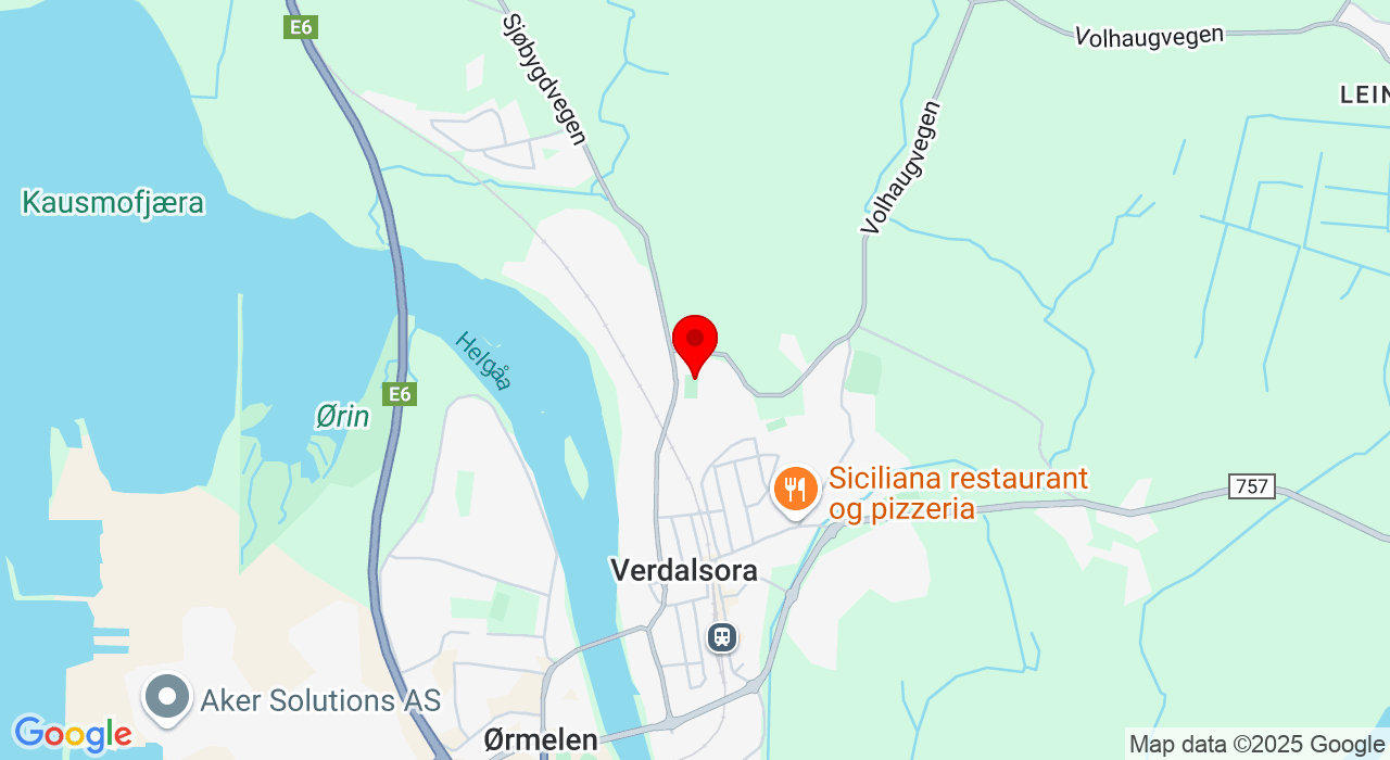 Google Map of https://www.google.com/maps/place/Ørahallen, Ringveg Nord 1,7654+Verdal