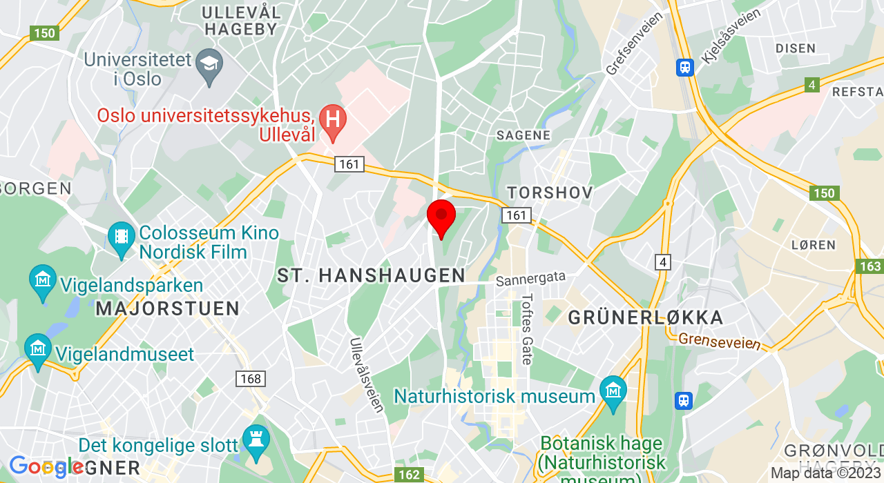 Google Map of https://www.google.com/maps/place/Kingos gate 20,0547+Oslo