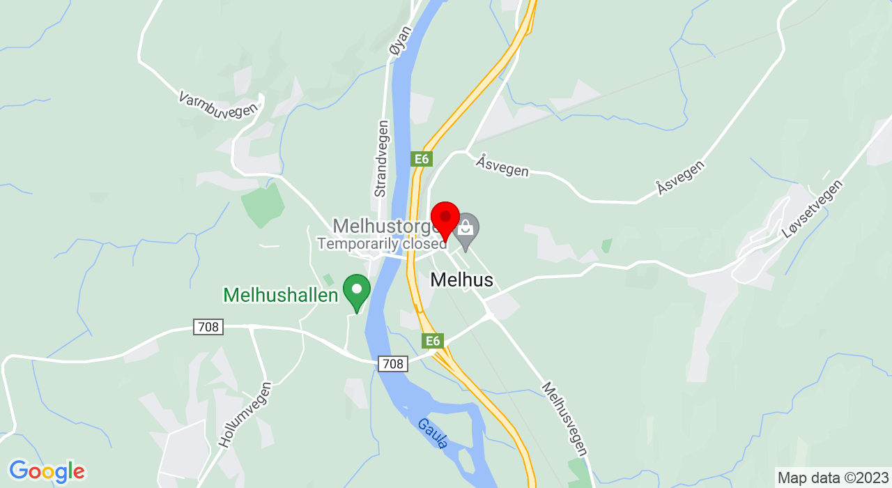 Google Map of https://www.google.com/maps/place/Melhus Rådhus - kommunestyresalen,7224+MELHUS