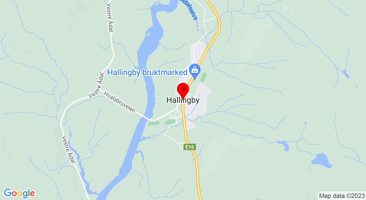 Google Map of https://www.google.com/maps/place/Møltehuset,3525+Hallingby