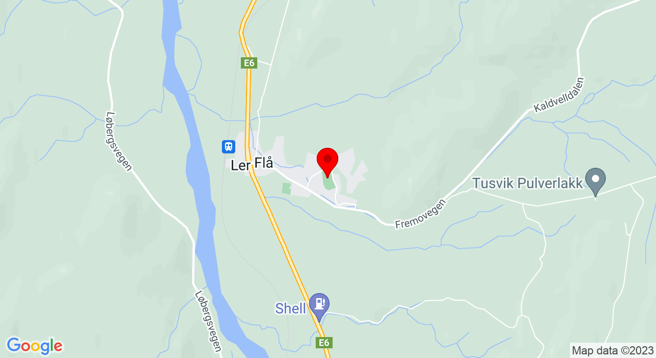 Google Map of https://www.google.com/maps/place/Melhusbanken arena Flå,7234+LER