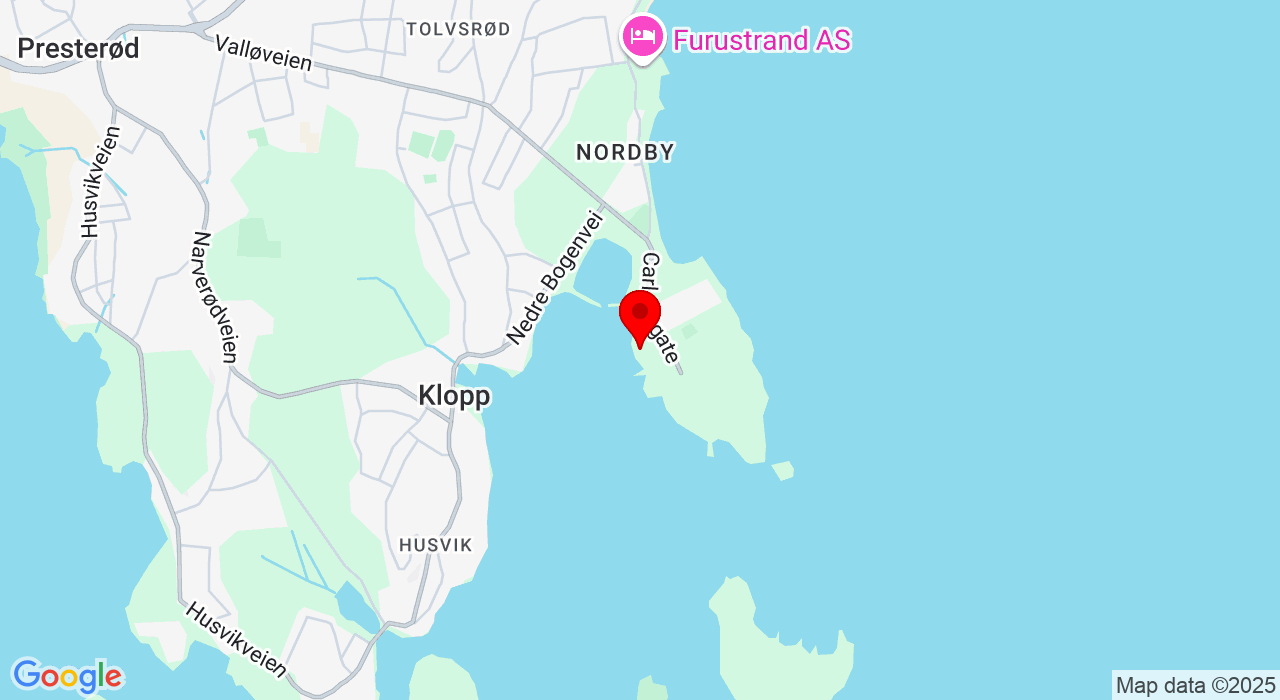Google Map of https://www.google.com/maps/place/Vallø Bowling, Carl 15 gate,3150+Tolvsrød