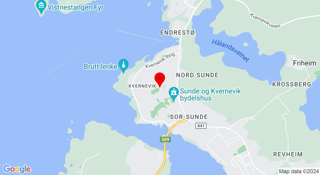 Google Map of https://www.google.com/maps/place/Kvernevikhallen