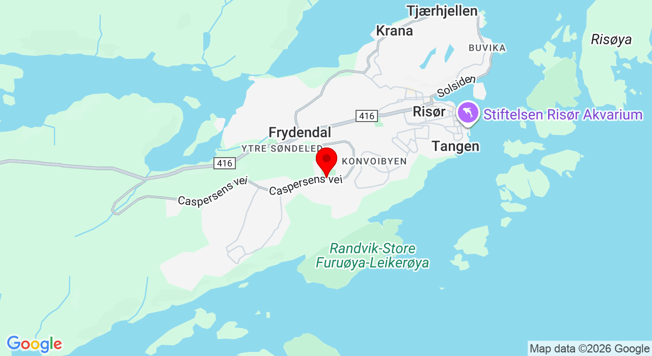 Google Map of https://www.google.com/maps/place/Kjempesteinsmyra,4950+Risør