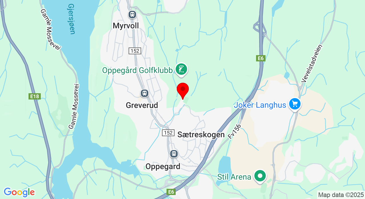 Google Map of https://www.google.com/maps/place/Østre Greverud Idrettshall,1415+Oppegård