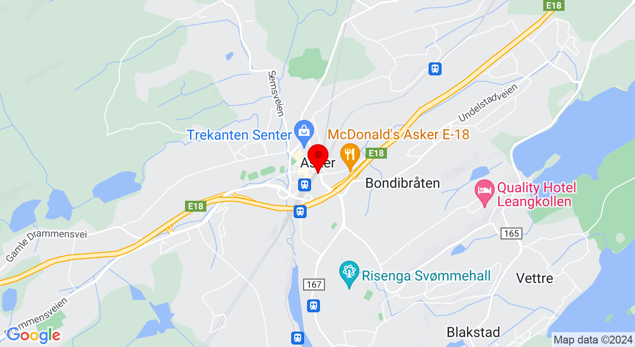 Google Map of https://www.google.com/maps/place/Bærum, Asker