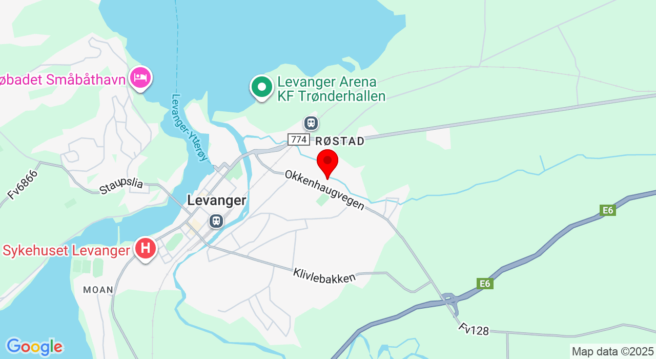 Google Map of https://www.google.com/maps/place/Levanger judoklubb