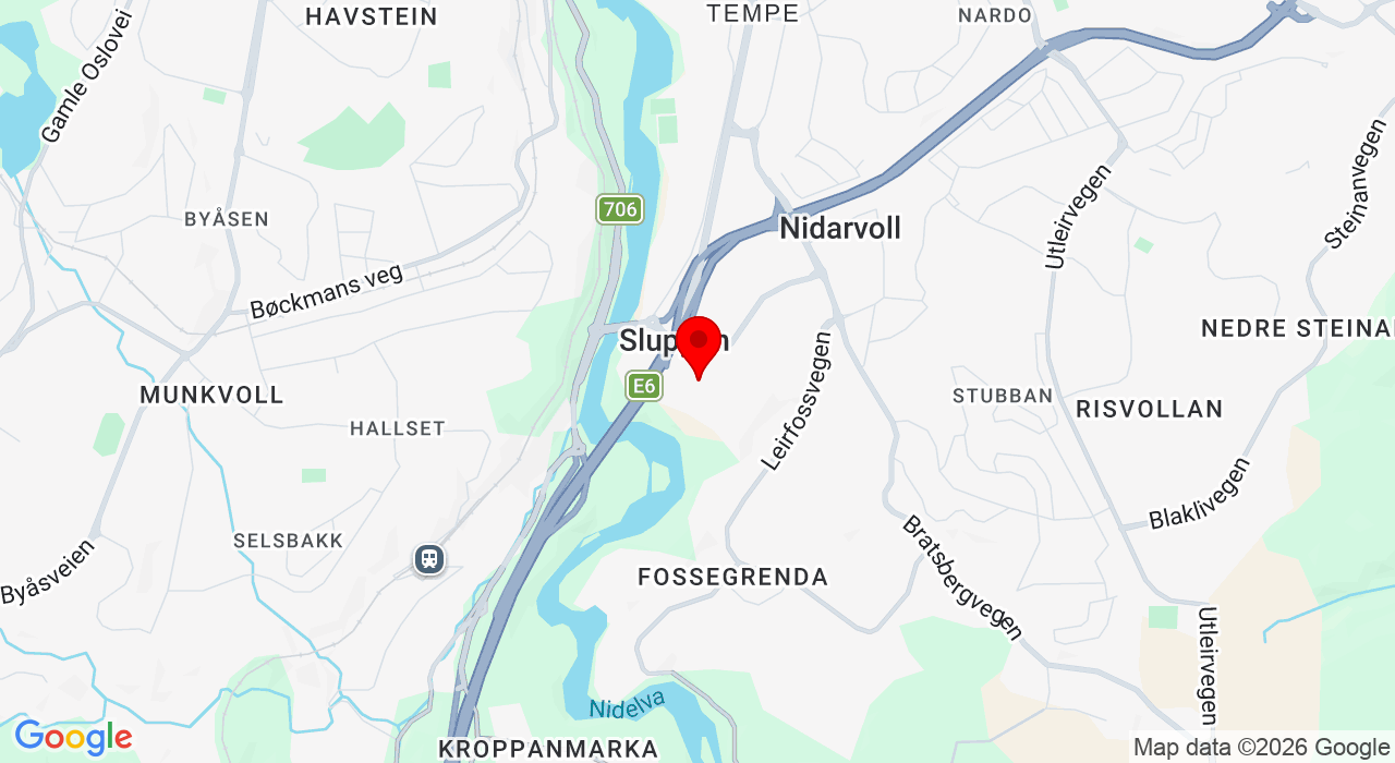 Google Map of https://www.google.com/maps/place/Sluppenvegen 14 (Gamle postterminalen på Sluppen)