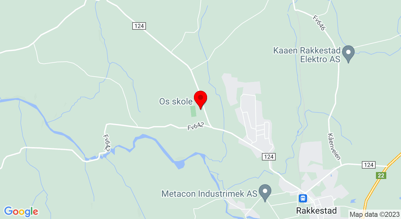 Google Map of https://www.google.com/maps/place/Os skole,1890+RAKKESTAD