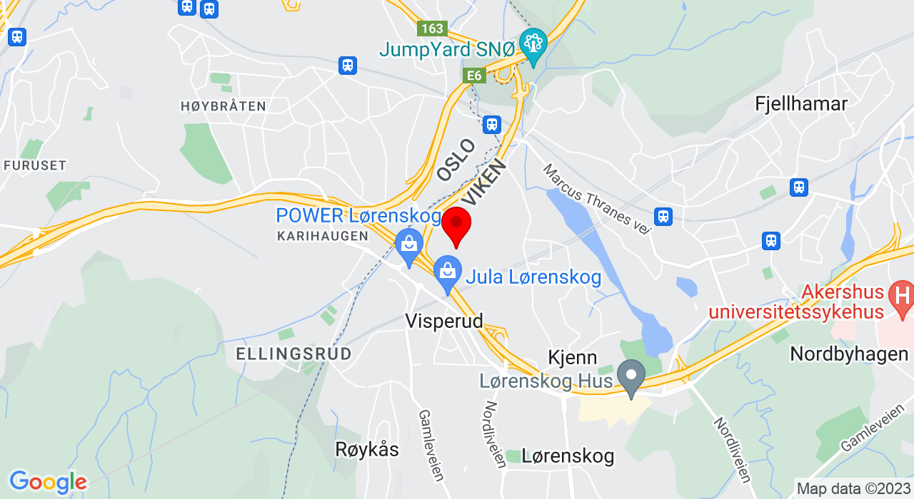Google Map of https://www.google.com/maps/place/Robsrudskogen 5,Lørenskog