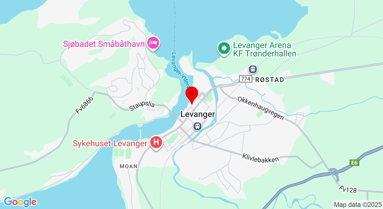 Google Map of https://www.google.com/maps/place/Sjøgata 23,7600+Levanger