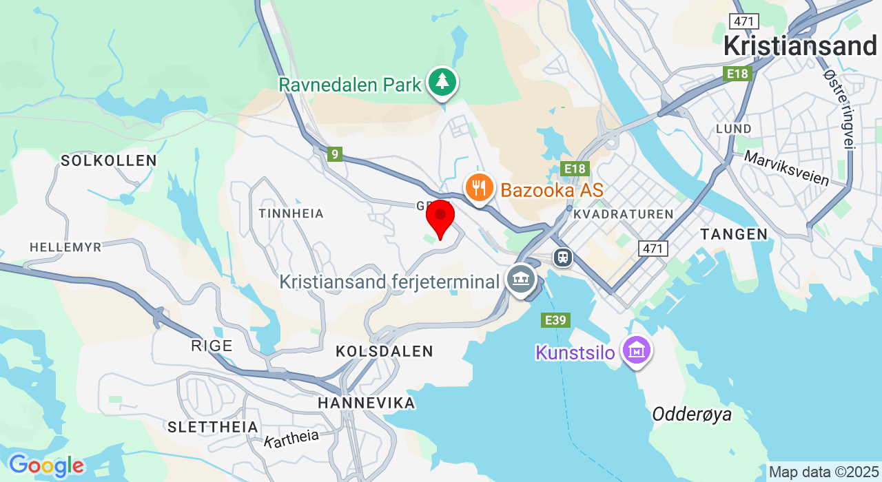 Google Map of https://www.google.com/maps/place/Idda Arena ,Kristiansand 