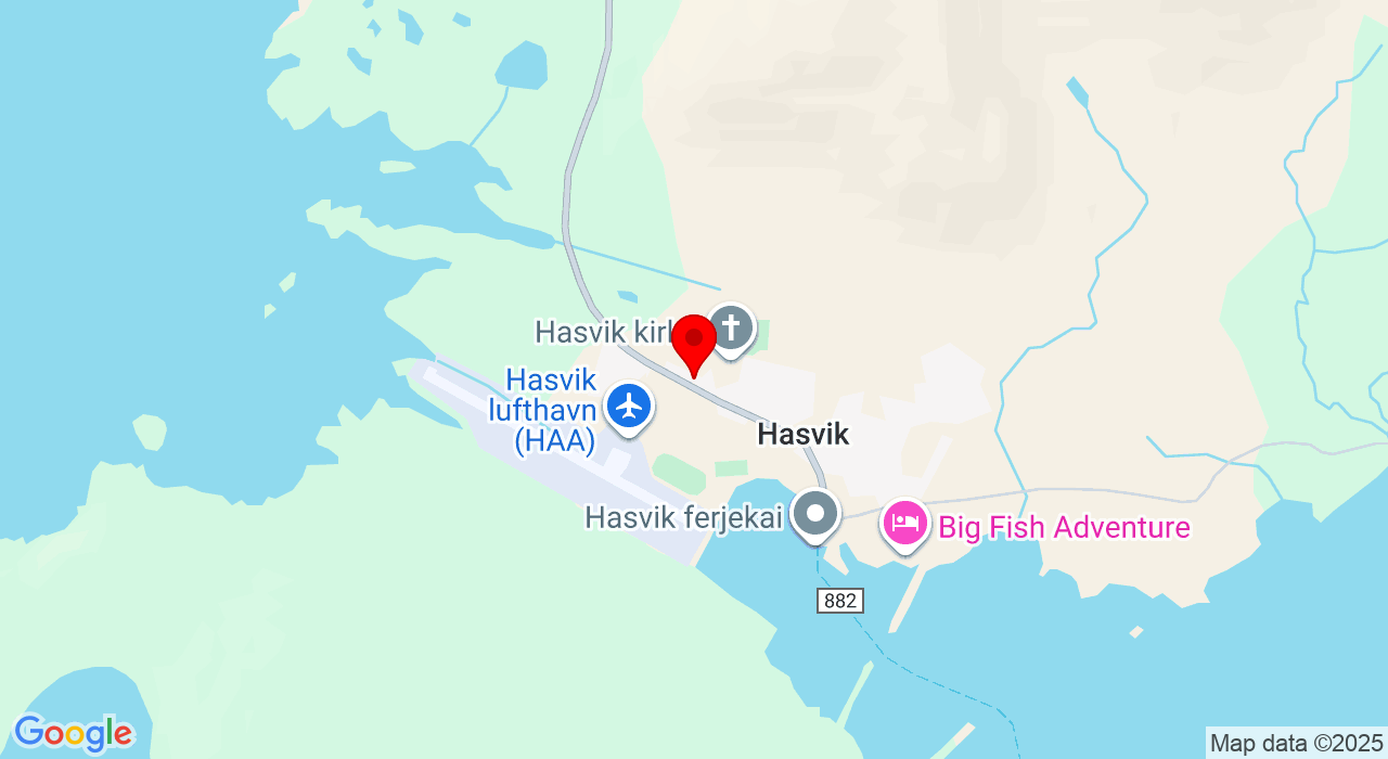 Google Map of https://www.google.com/maps/place/Storgata 31,9590+Hasvik