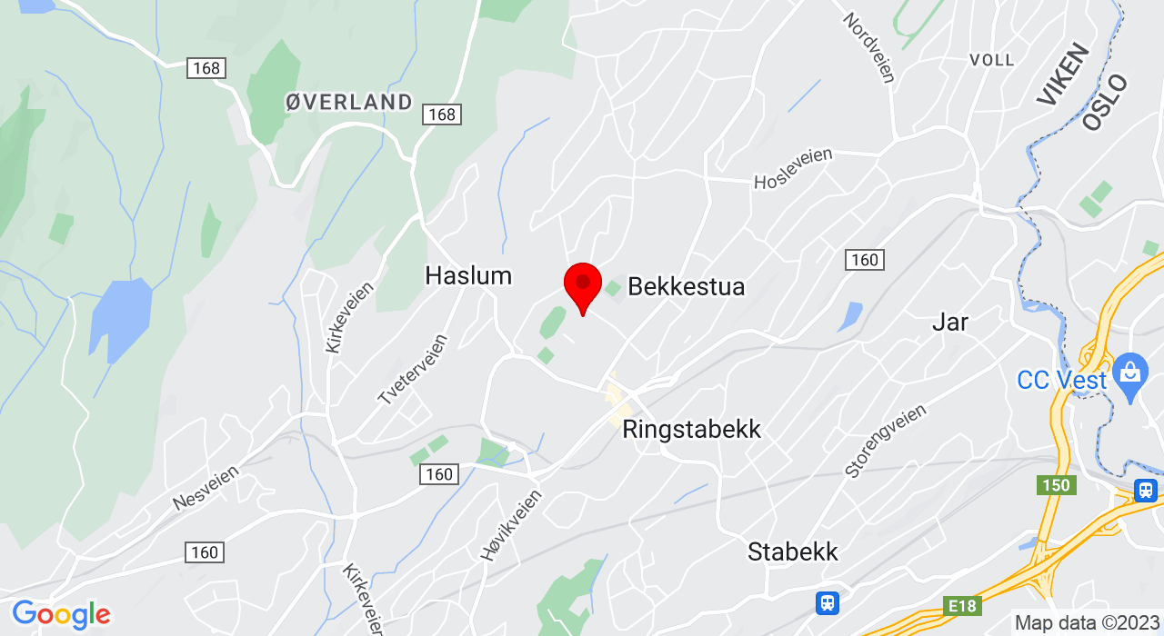 Google Map of https://www.google.com/maps/place/Haukeveien 12,1356+Bekkestua