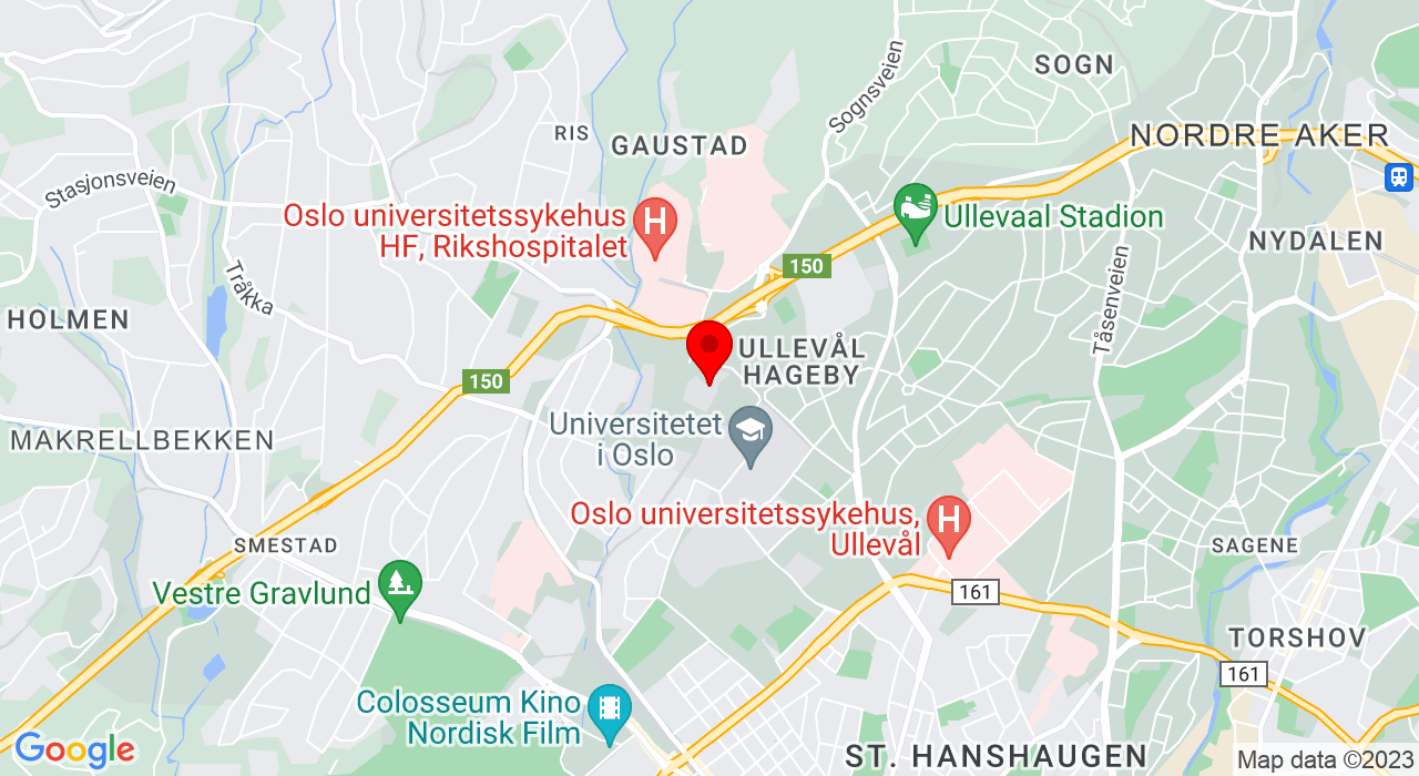 Google Map of https://www.google.com/maps/place/Gaustadalléen 23B,0373+OSLO