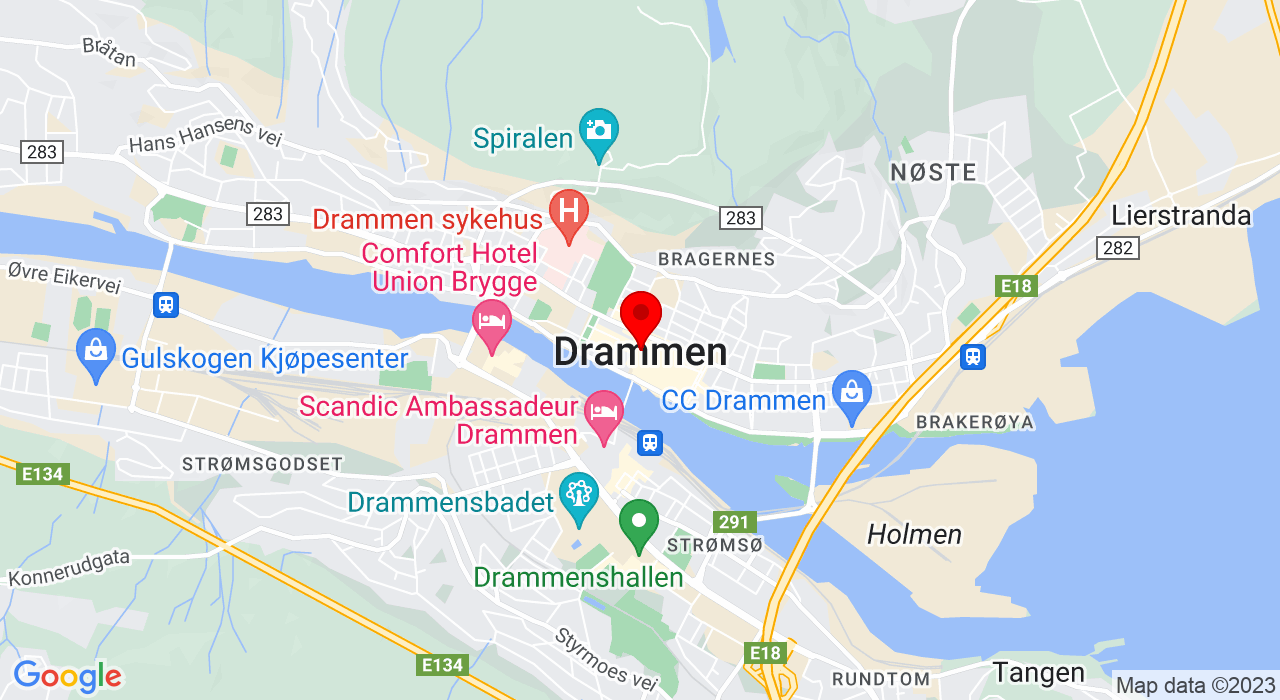 Google Map of https://www.google.com/maps/place/Schwarte gate 6a,3043+Drammen