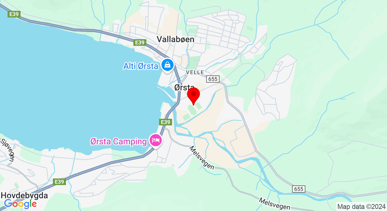 Google Map of https://www.google.com/maps/place/Ørstahallen, klubbrom 1