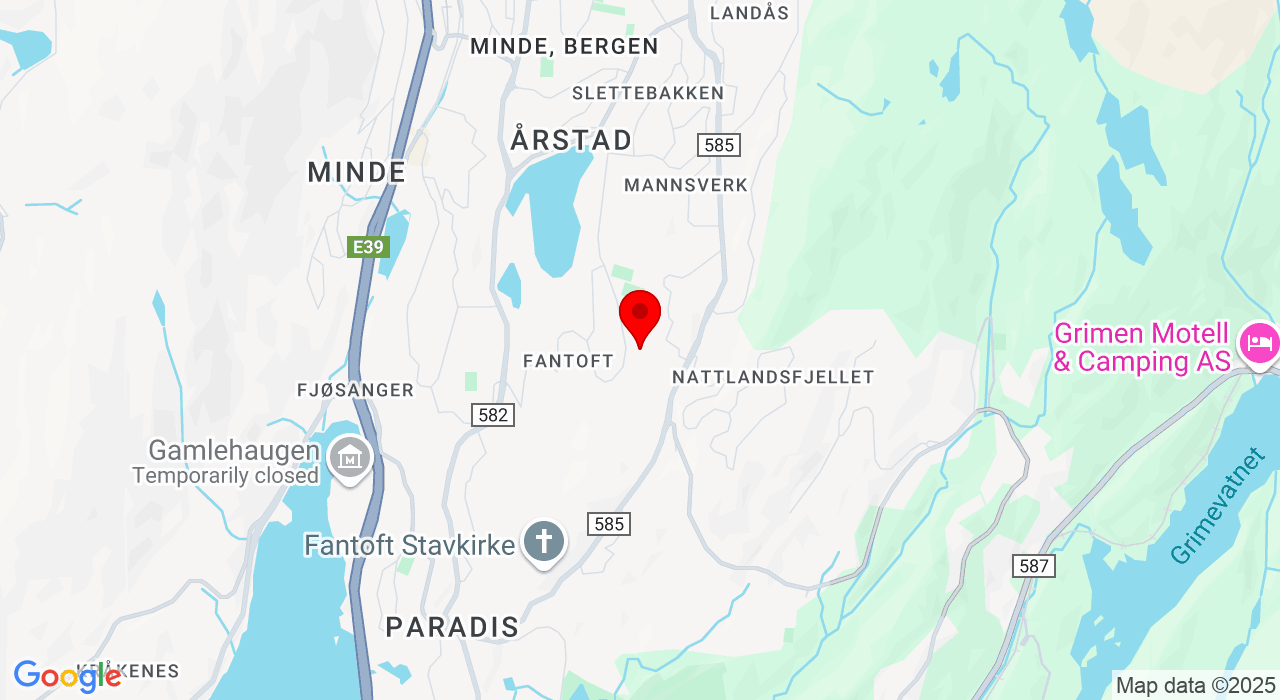 Google Map of https://www.google.com/maps/place/Vilhelm Bjerknes' vei 42,5081+Bergen