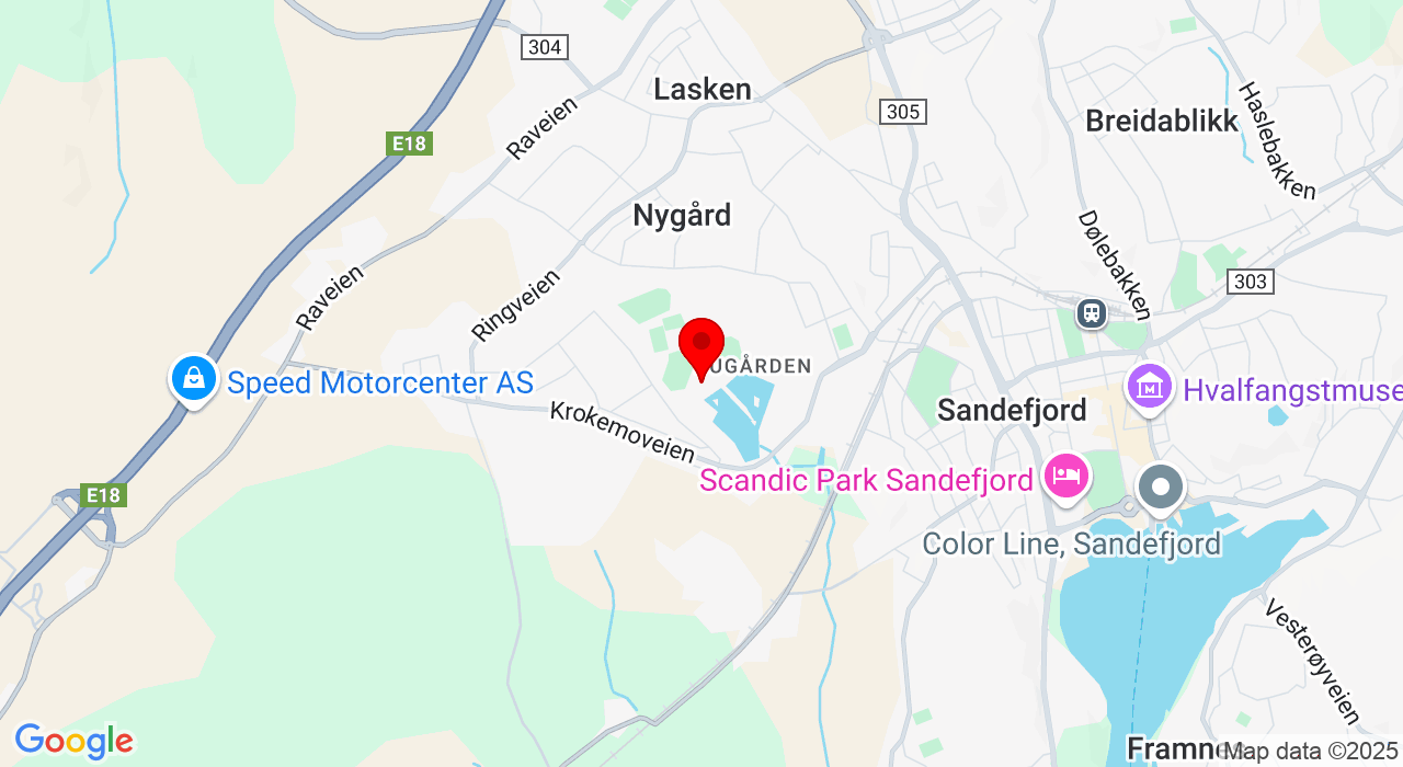 Google Map of https://www.google.com/maps/place/Bugårdsparken,Sandefjord