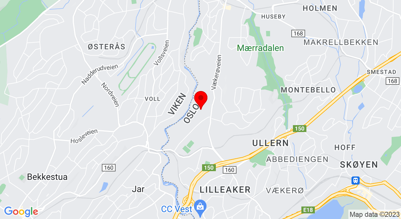 Google Map of https://www.google.com/maps/place/Lysehagen44,0383+Oslo