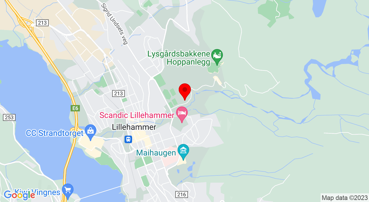 Google Map of https://www.google.com/maps/place/Birkebeinervegen 24,2618+LILLEHAMMER