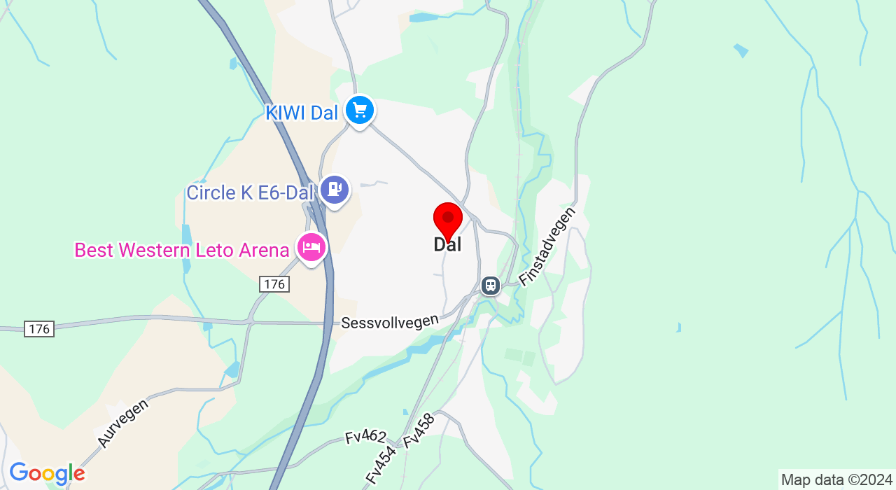 Google Map of https://www.google.com/maps/place/Kolinivegen 43,2072+Dal
