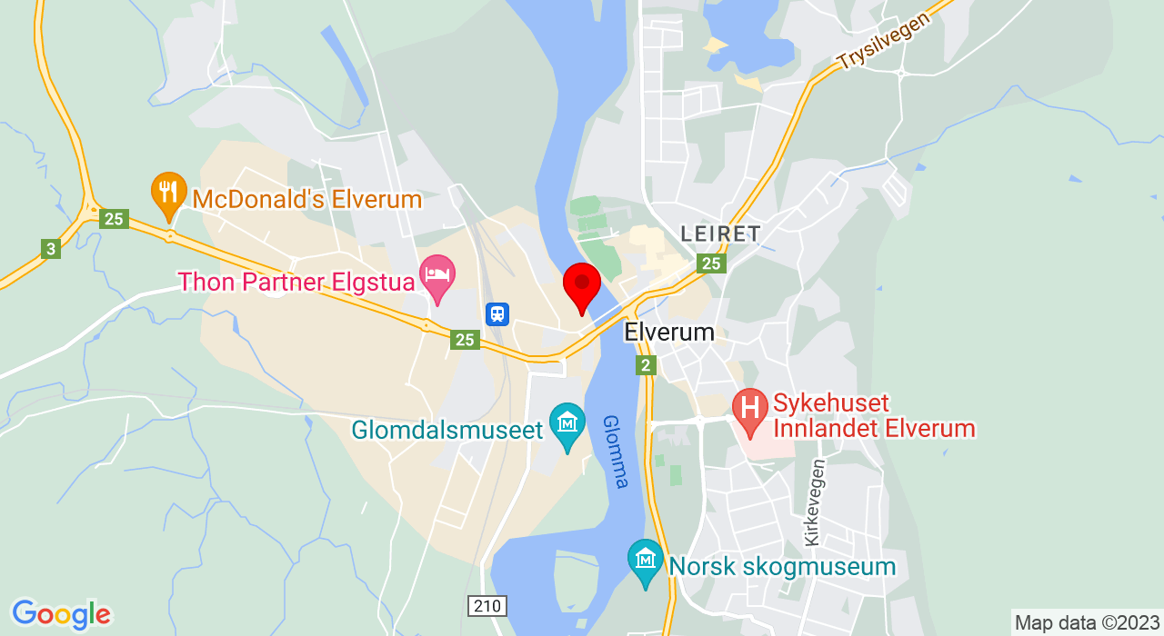 Google Map of DA bygget