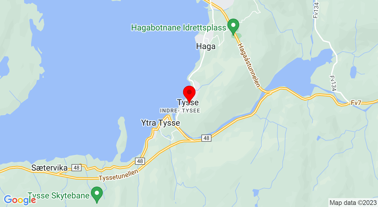 Google Map of https://www.google.com/maps/place/Hagabotnane 117,5650+Tysse