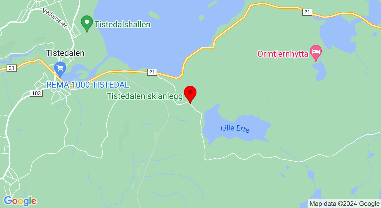 Google Map of https://www.google.com/maps/place/Tistedalen Skianlegg,1792+TISTEDAL