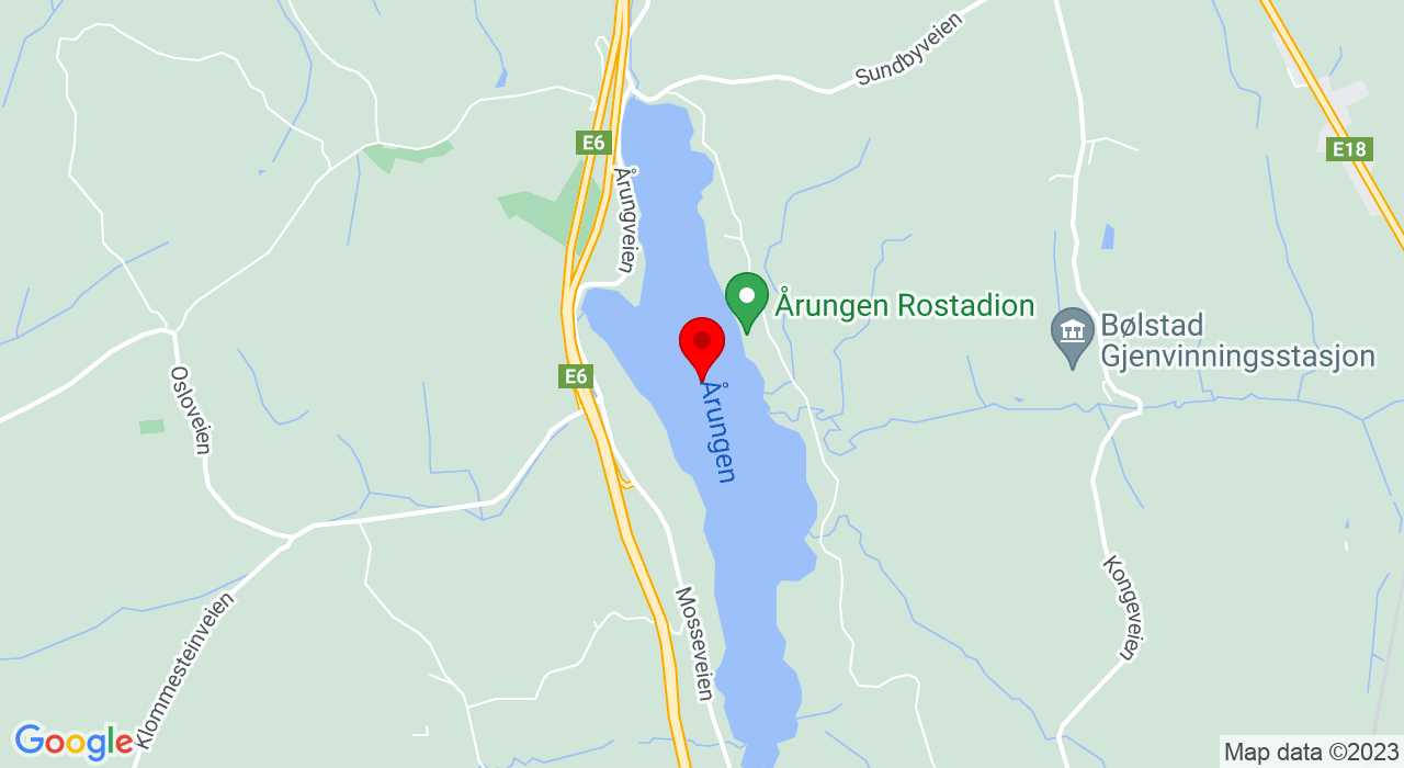 Google Map of https://www.google.com/maps/place/Årungen,1430+ÅS