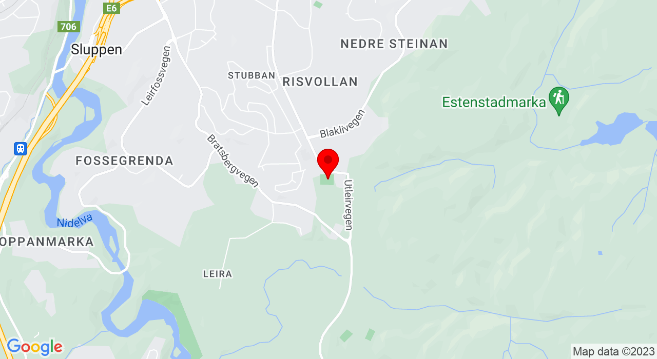 Google Map of https://www.google.com/maps/place/Utleira Kunstgress Del B